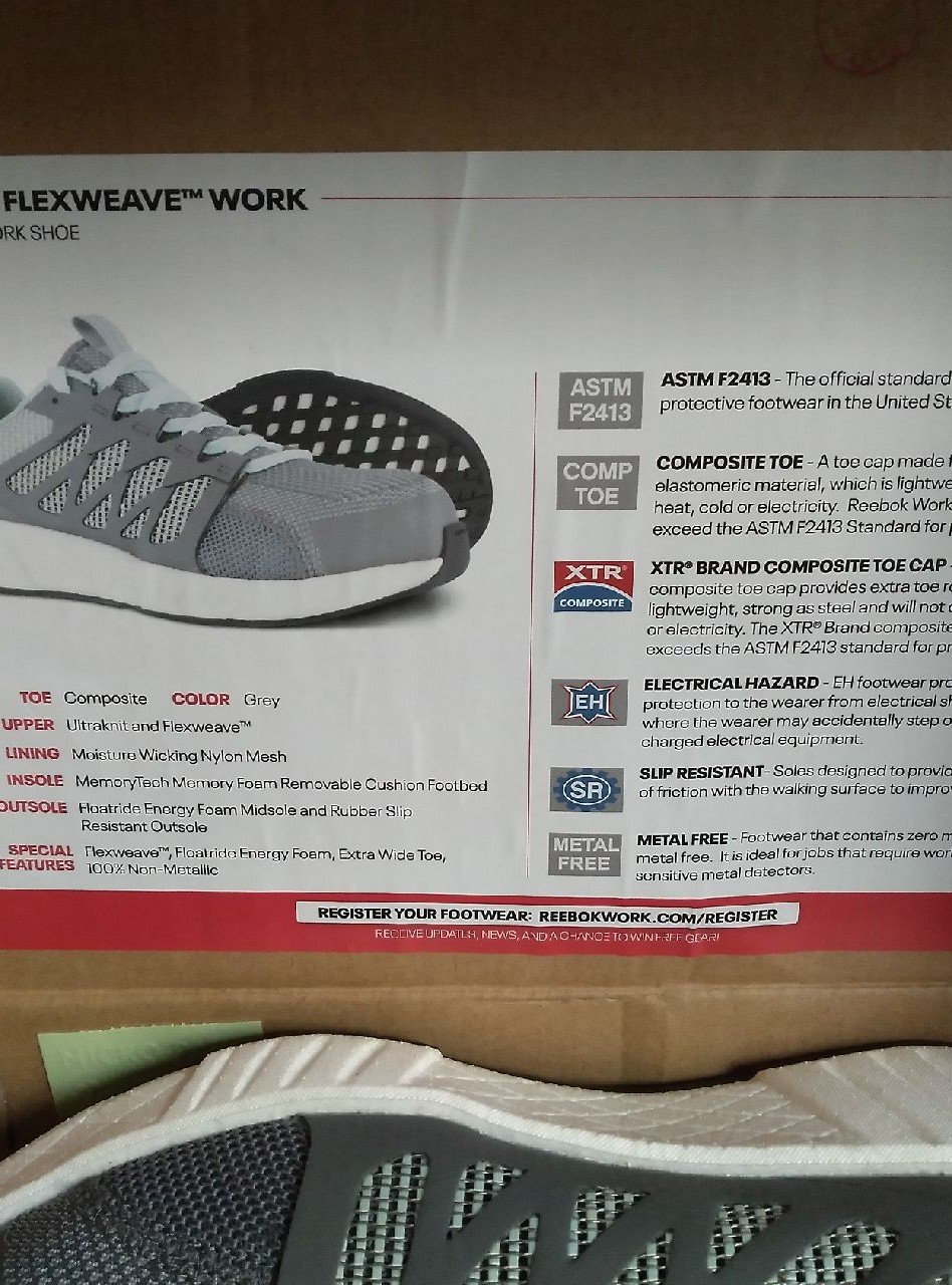 Fusion flexweave work shoes