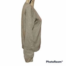 Halogen Ladies Size Large Gray Just Love Long Sleeve Sweatshirt