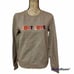 Halogen Ladies Size Large Gray Just Love Long Sleeve Sweatshirt