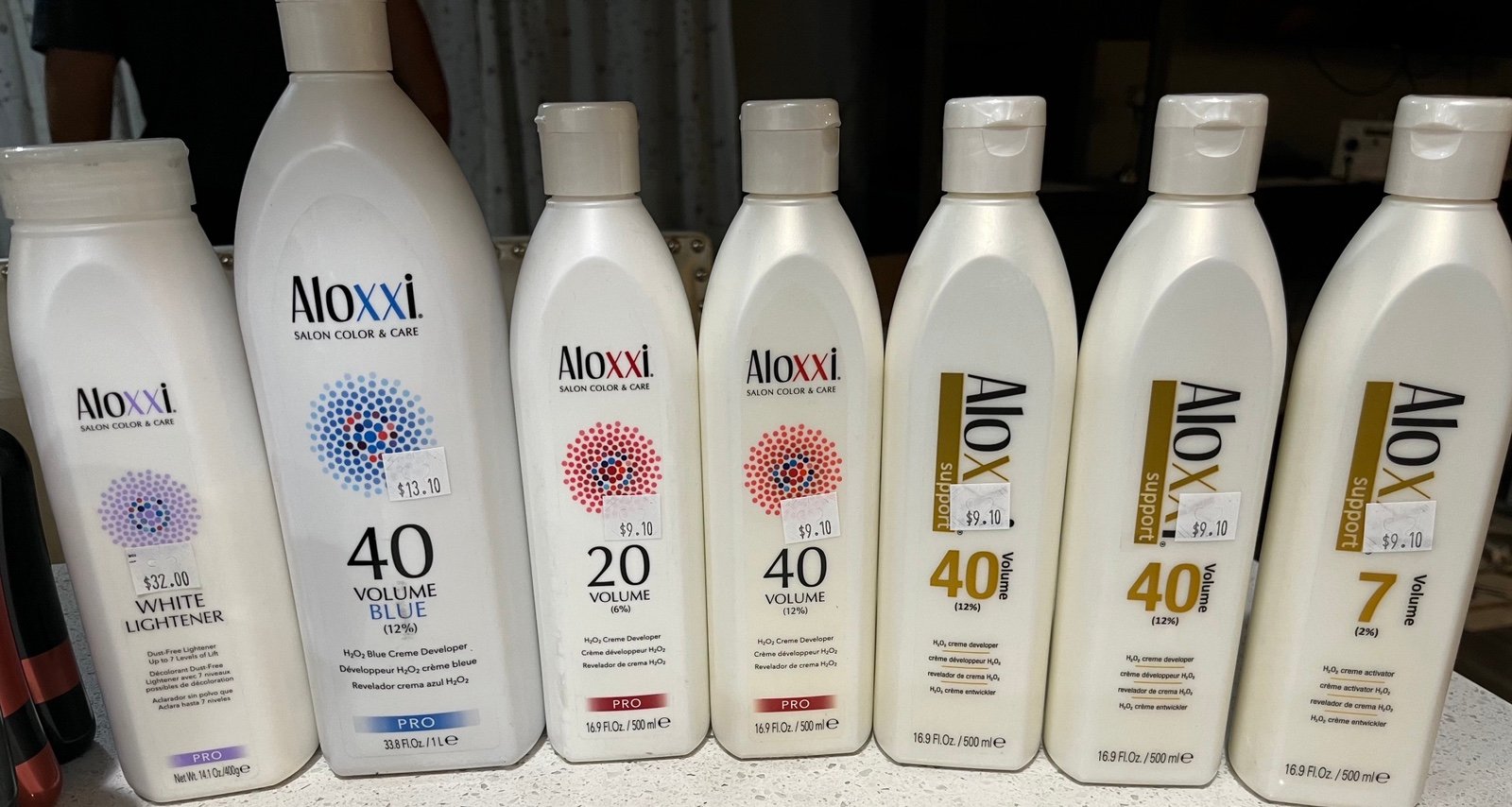 Lot of aloxxi hair products
