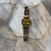 Quartz Heart watch gold tone ladies wristwatch