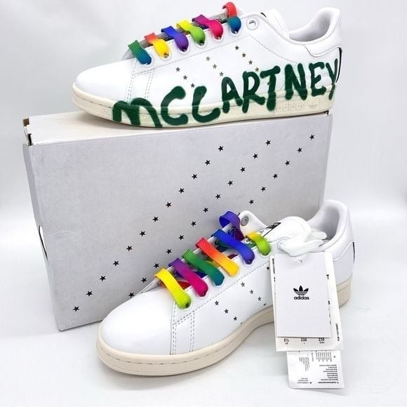 Adidas Stella Mccartney x Ed Curtis Stan Smith Vegan Sneakers New