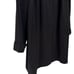 Gallery Woman 3X black trench coach with scarf