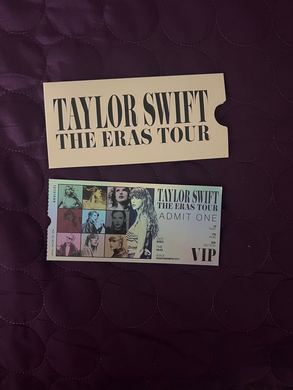 Taylor Swift The Eras Tour VIP Ticket