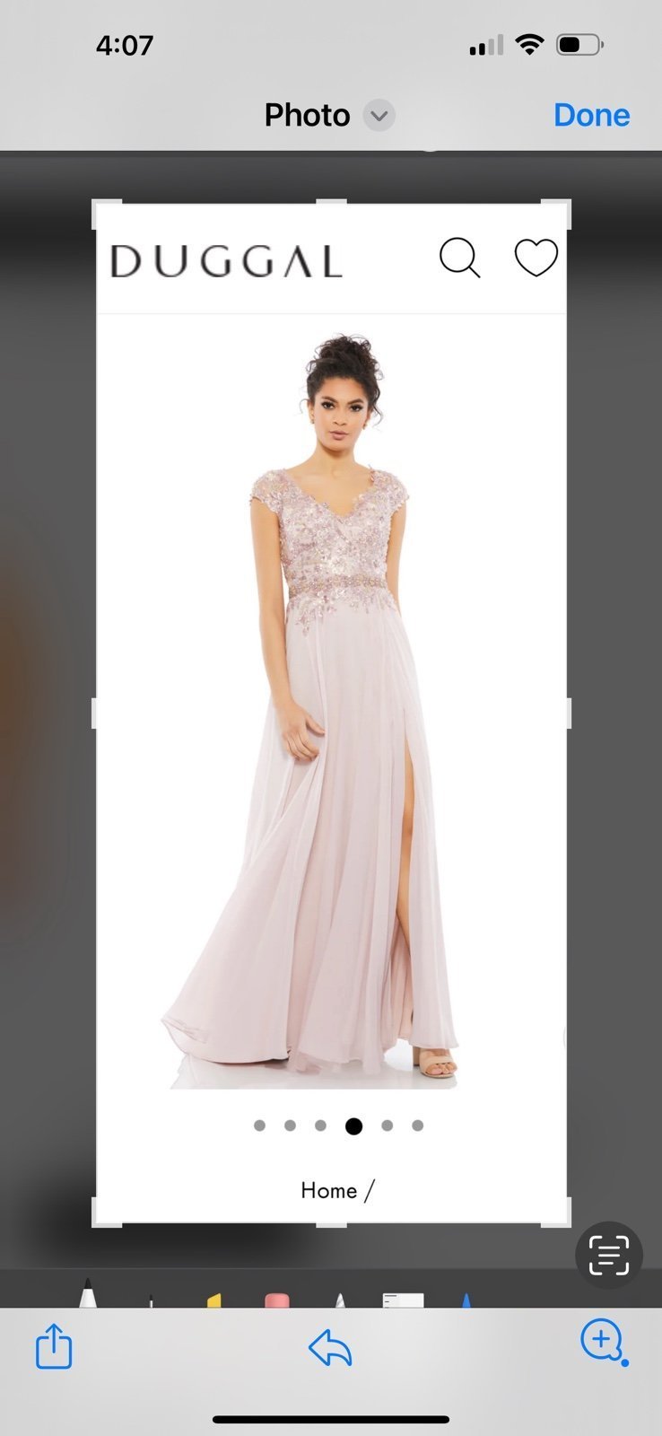 mac duggal evening gown dress