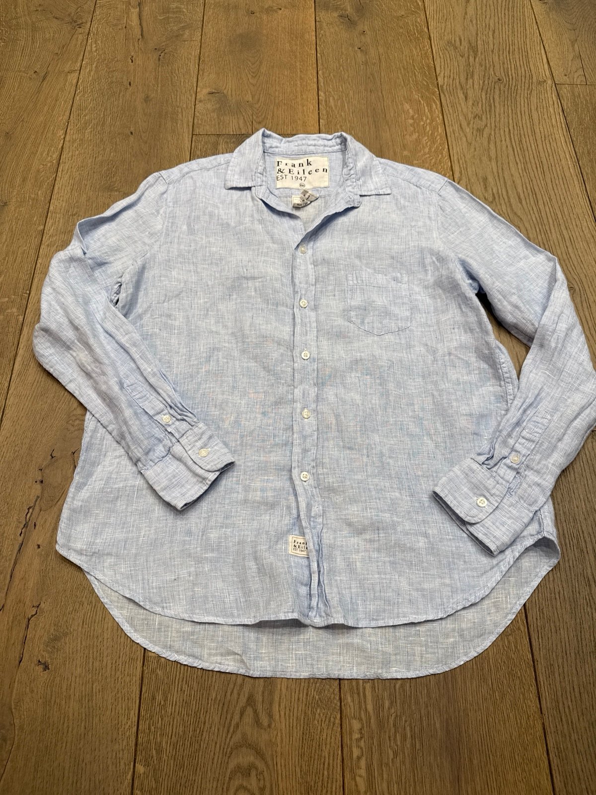 Frank & Eileen EILEEN linen shirt XXS