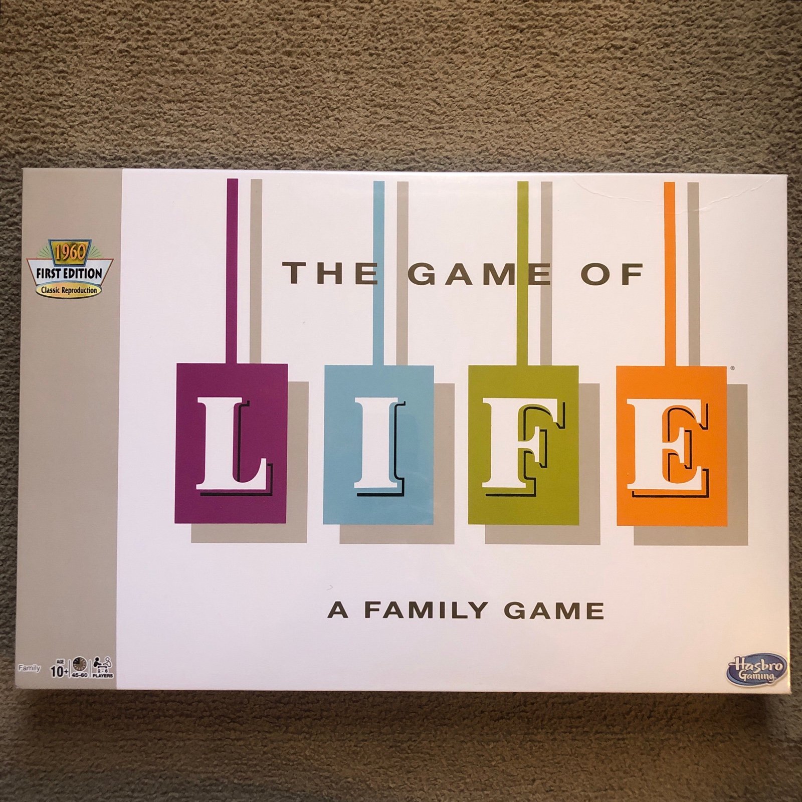 NIB / SEALED Game of Life, 1960 Retro Edition