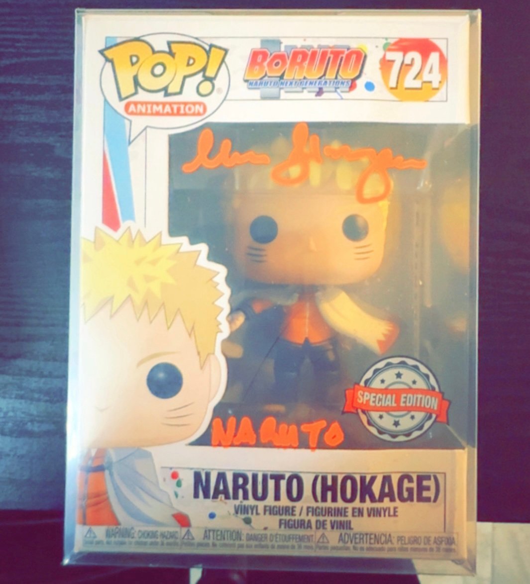 Maile Flanagan Signed Naruto Funko Pop Beckett/OC Certified