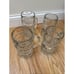 Hacker Pschorr Beer Munchen Stein Mug Set Of 4 1L Bubble Glass