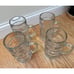 Hacker Pschorr Beer Munchen Stein Mug Set Of 4 1L Bubble Glass