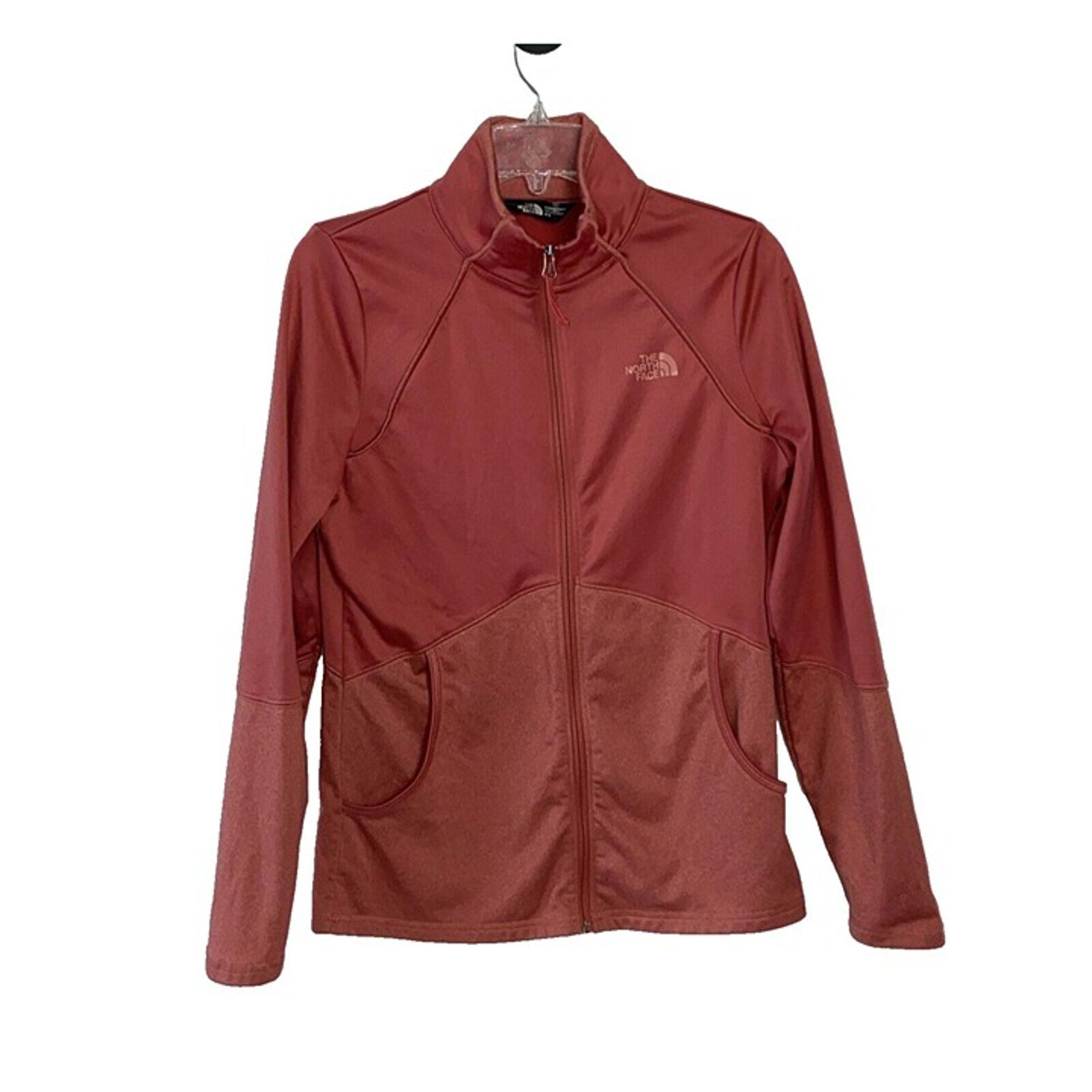 The North Face Womens  Front Pockets Long Sleeve Activewear Full Zip Jacket M