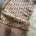 DIOR Tan OBLIQUE SCARF