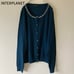 Interplanet Beaded Cardigan, Lightweight, Green, Elegant, Springy