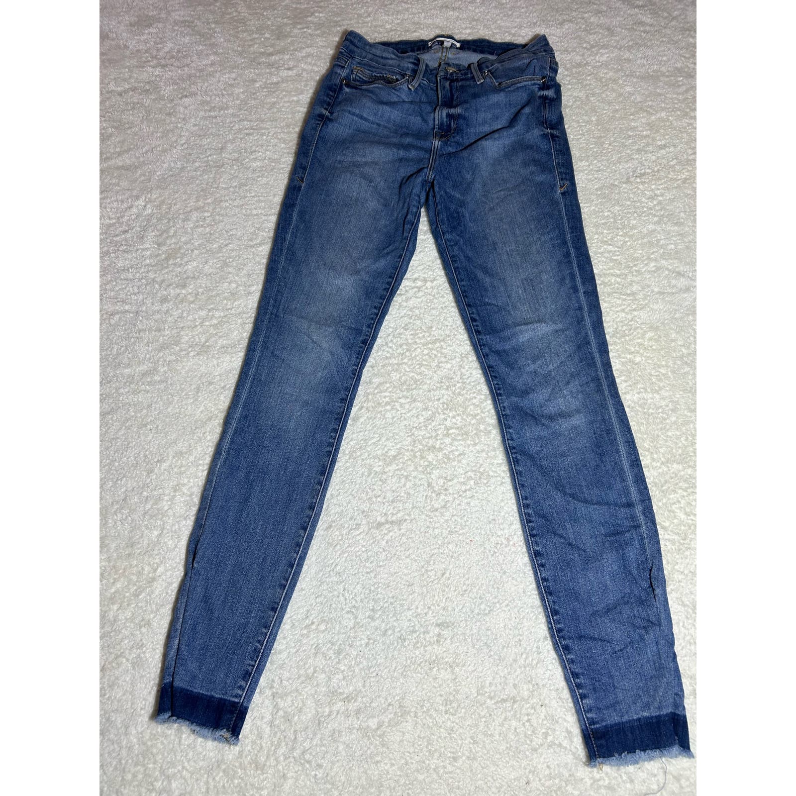 Good American Good Legs Blue Skinny Jeans Size 6/28
