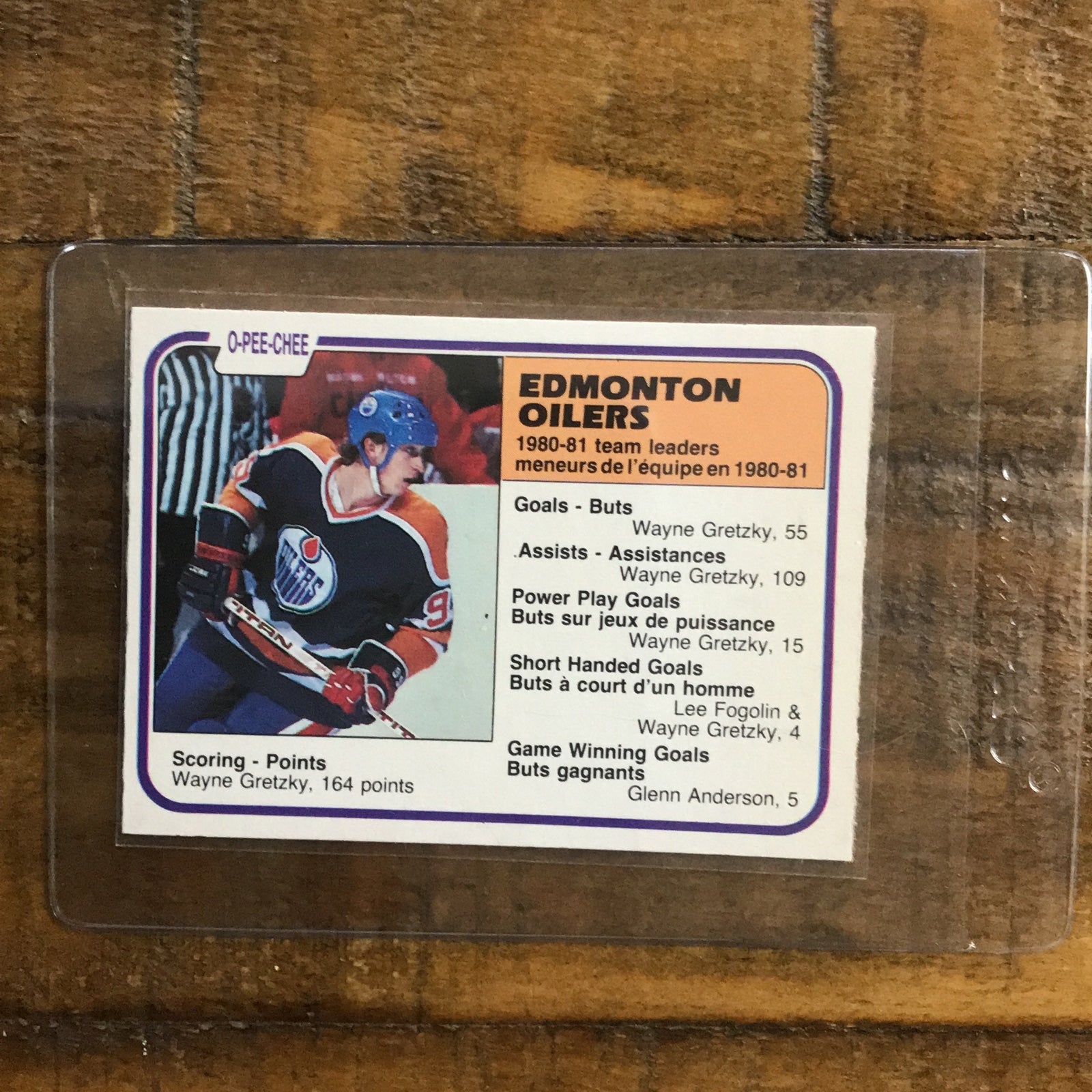 1981-82 NHL O-PEE-CHEE WAYNE GRETZKY TEAM LEADERS #126 - NEAR MINT+/MINT!!