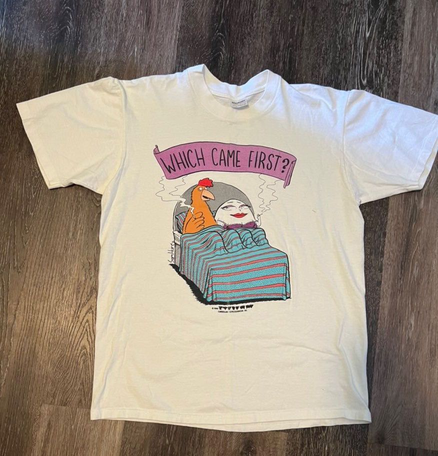 Vintage eyebeam 1990 funny comic shirt by sam hurt size L