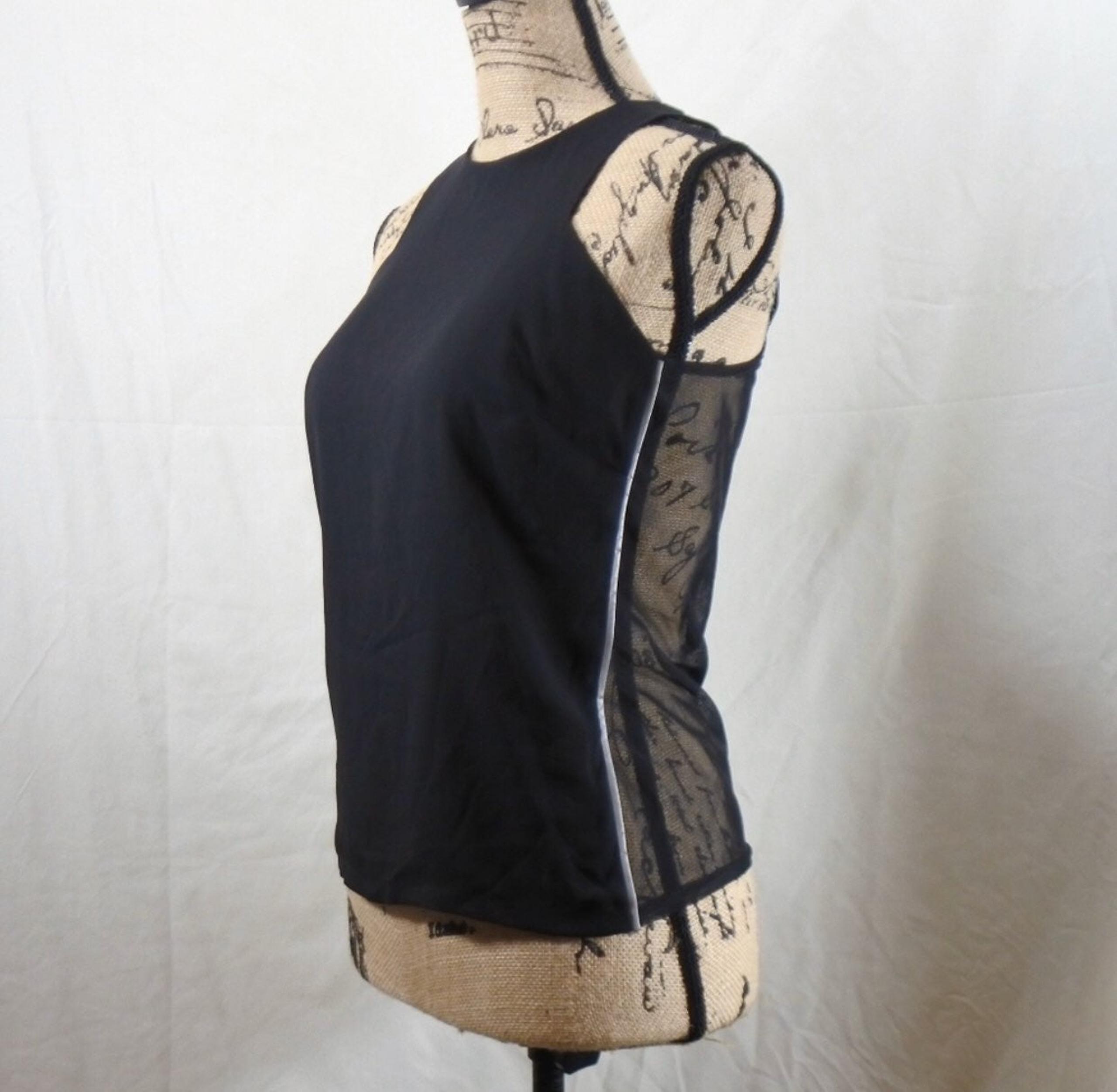 BCBGeneration Mesh Panel Tank top