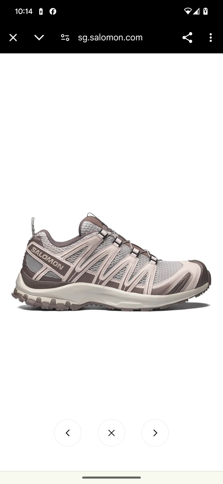 SALOMON WOMEN'S XA PRO 3D SEASONAL OUTDOOR SILVER CLOUD SIZE 9