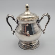 Vintage Rogers REMEMBRANCE Sugar Bowl silver plate