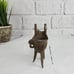 Rare ancient bronze ritual footed wine vessel
