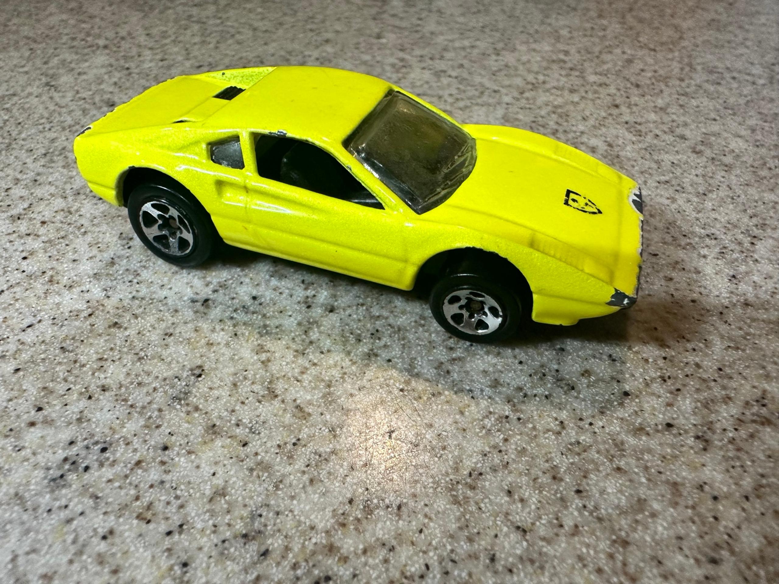Hot Wheels Neon Yellow 1977 Ferrari 308
