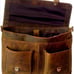 Genuine leather messenger bag laptop bag