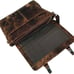 Genuine leather messenger bag laptop bag