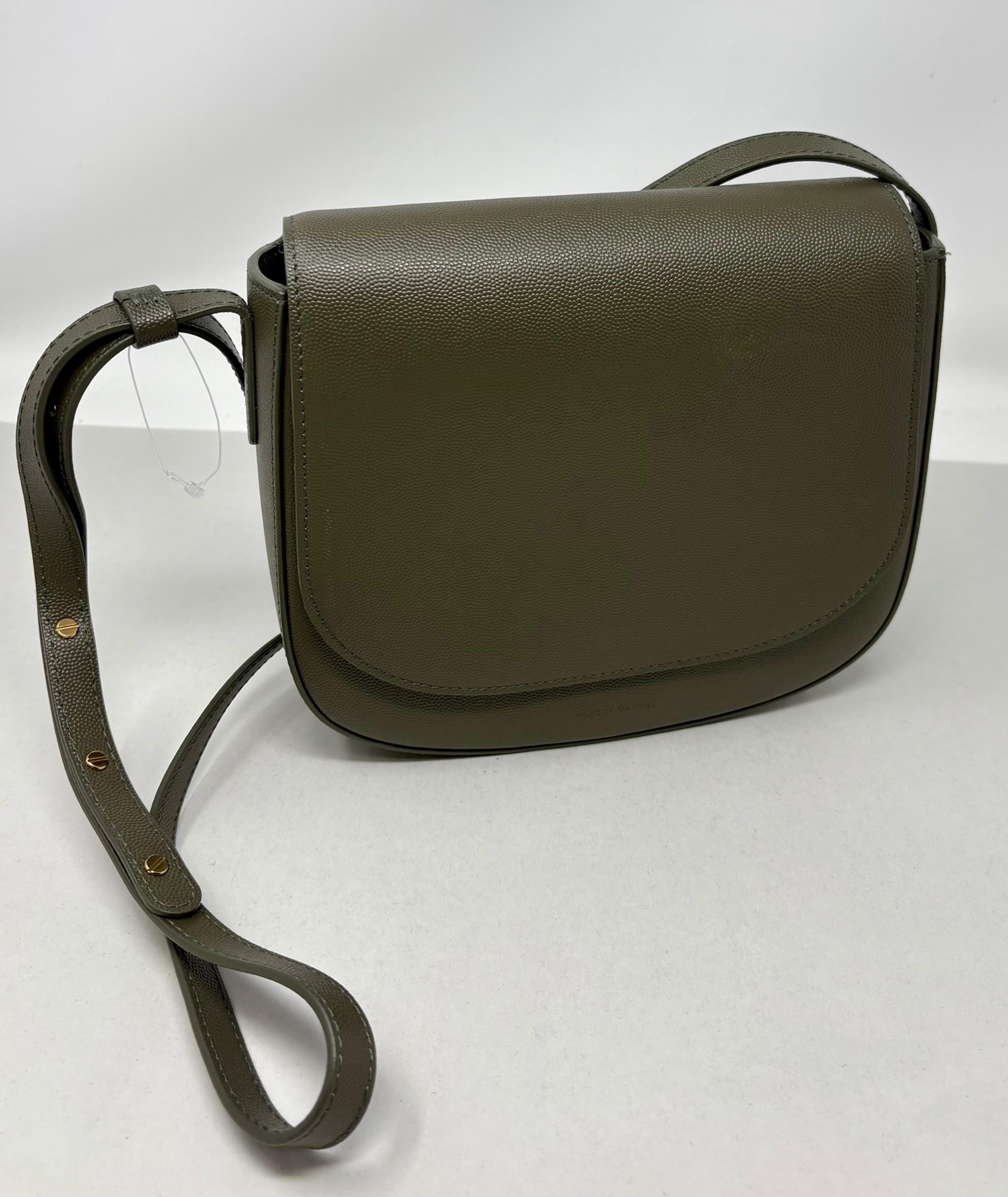 Mansur Gavriel Classic Pebbled Leather Crossbody Bag