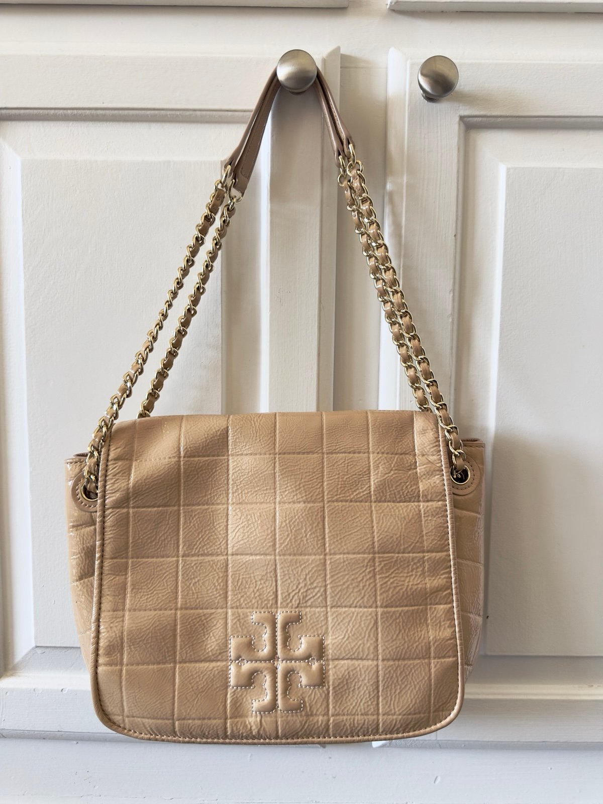 Tory burch Charlie Patent Leather bag