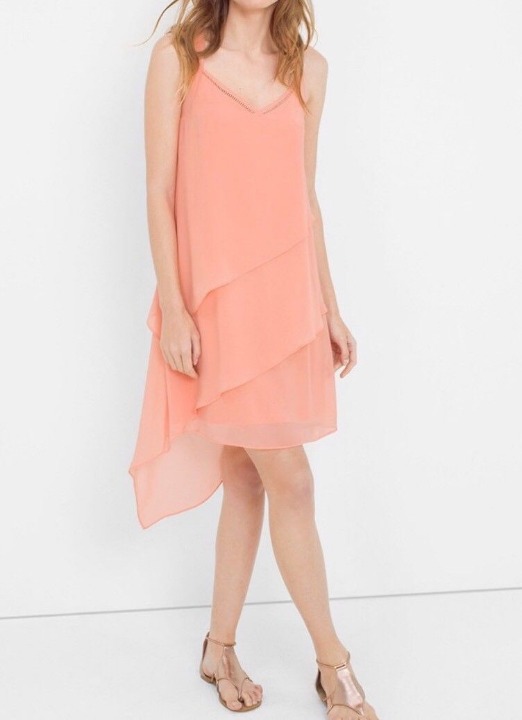WHBM Asymmetric Tiered Dress