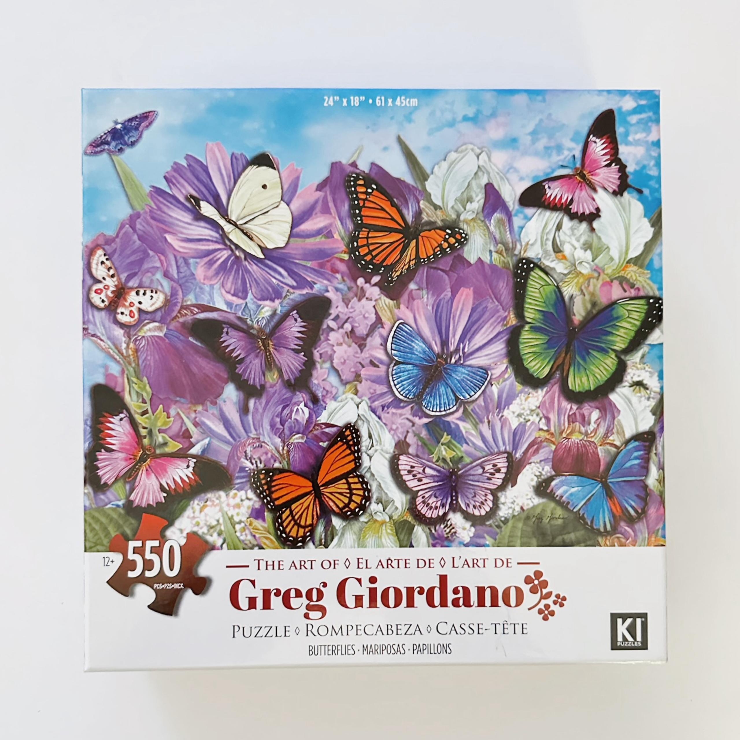 Greg Giordano Butterfly 550 Piece Puzzle