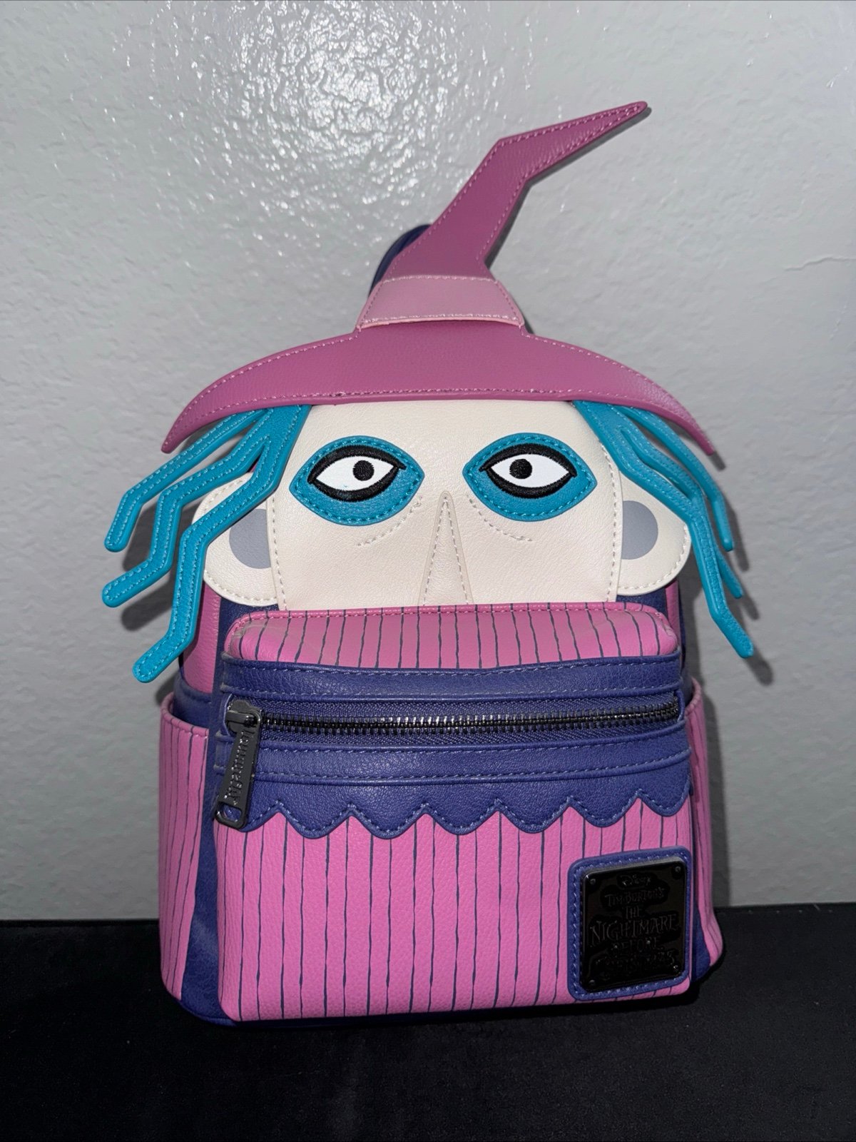 Loungefly Disney Nightmare Before Christmas Shock Cosplay Figural Mini Backpack