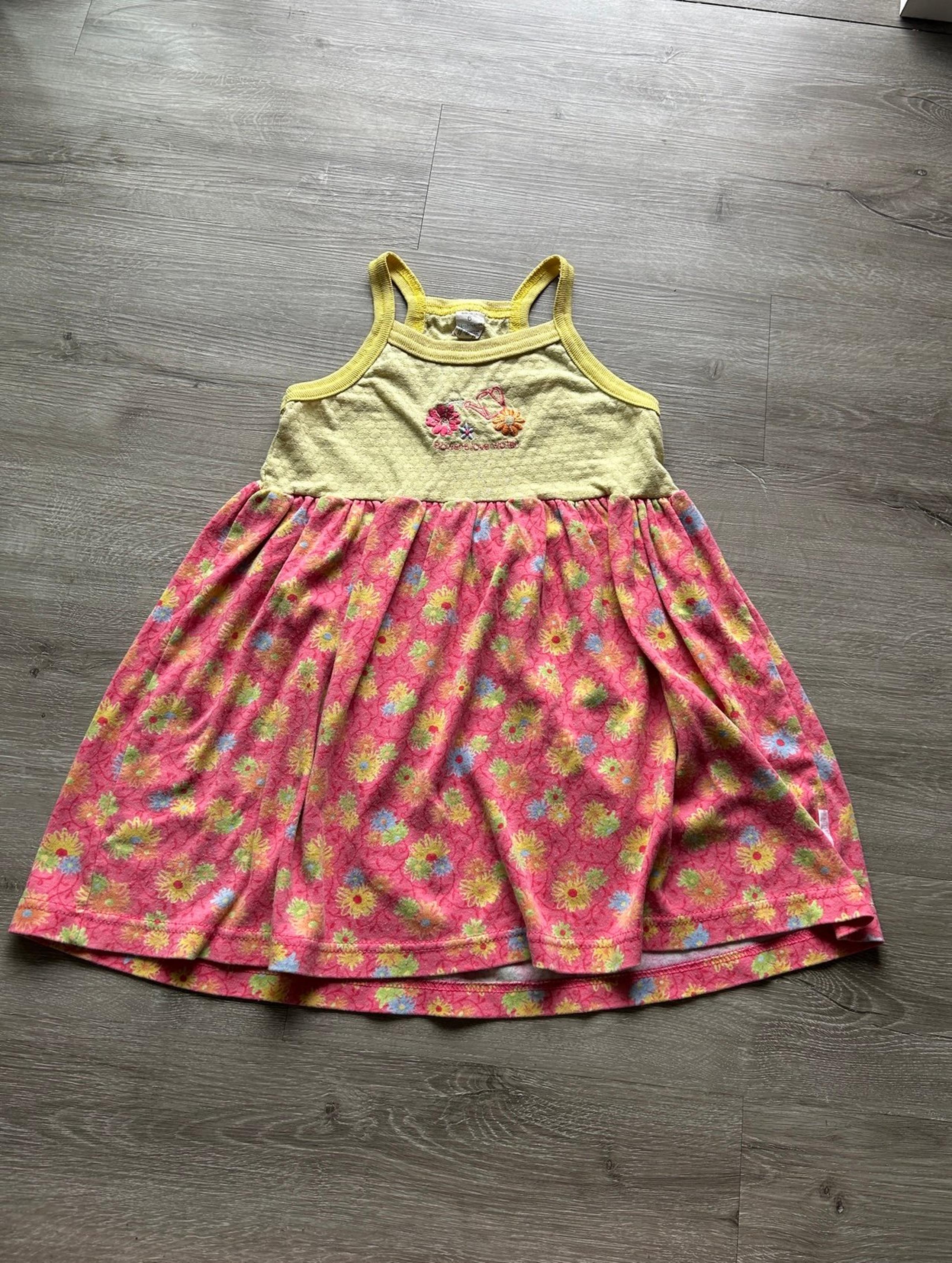 Vintage Healthtex floral dress size 6, girls summer dress, Daisy print dress