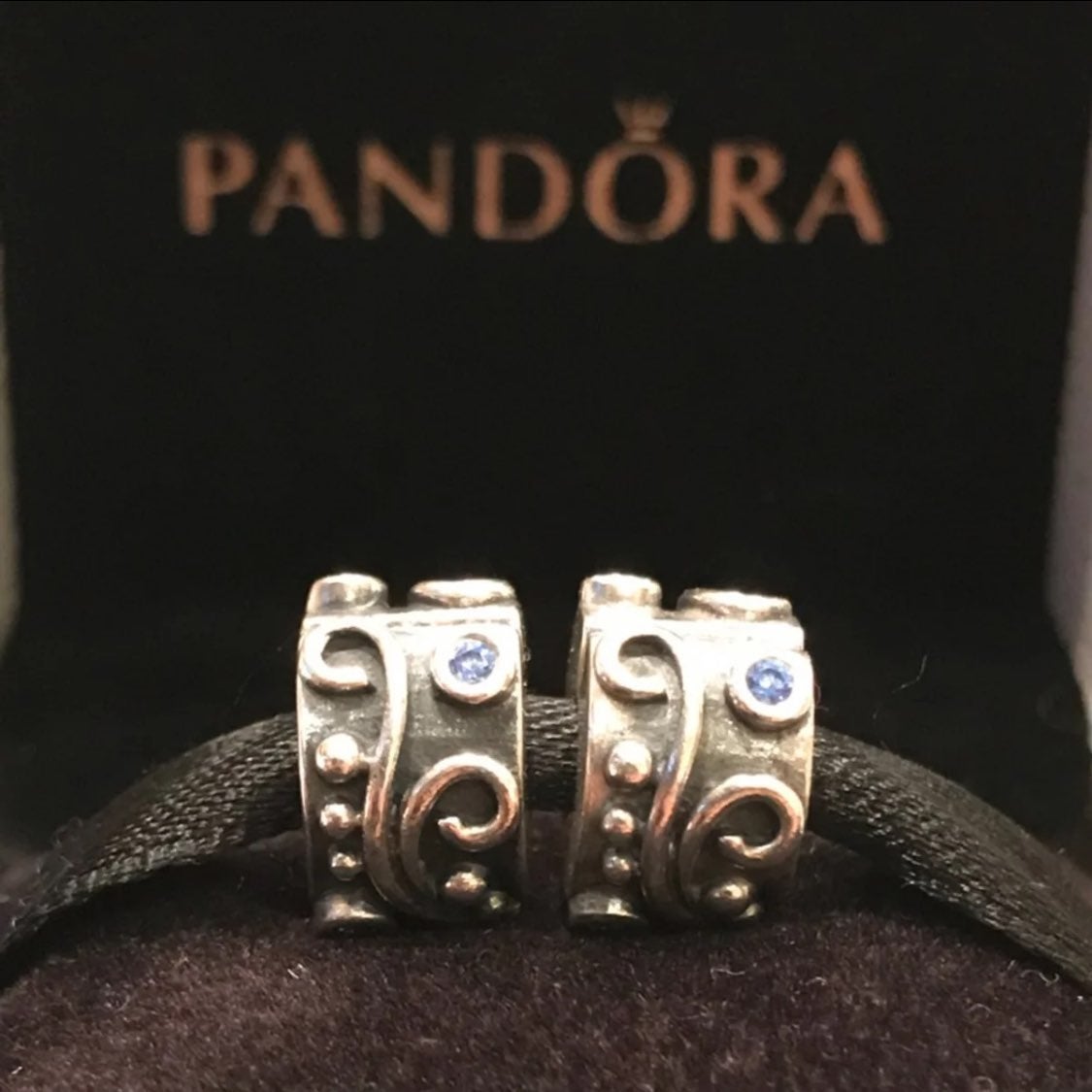 Authentic Pandora Tendril Clips Charms