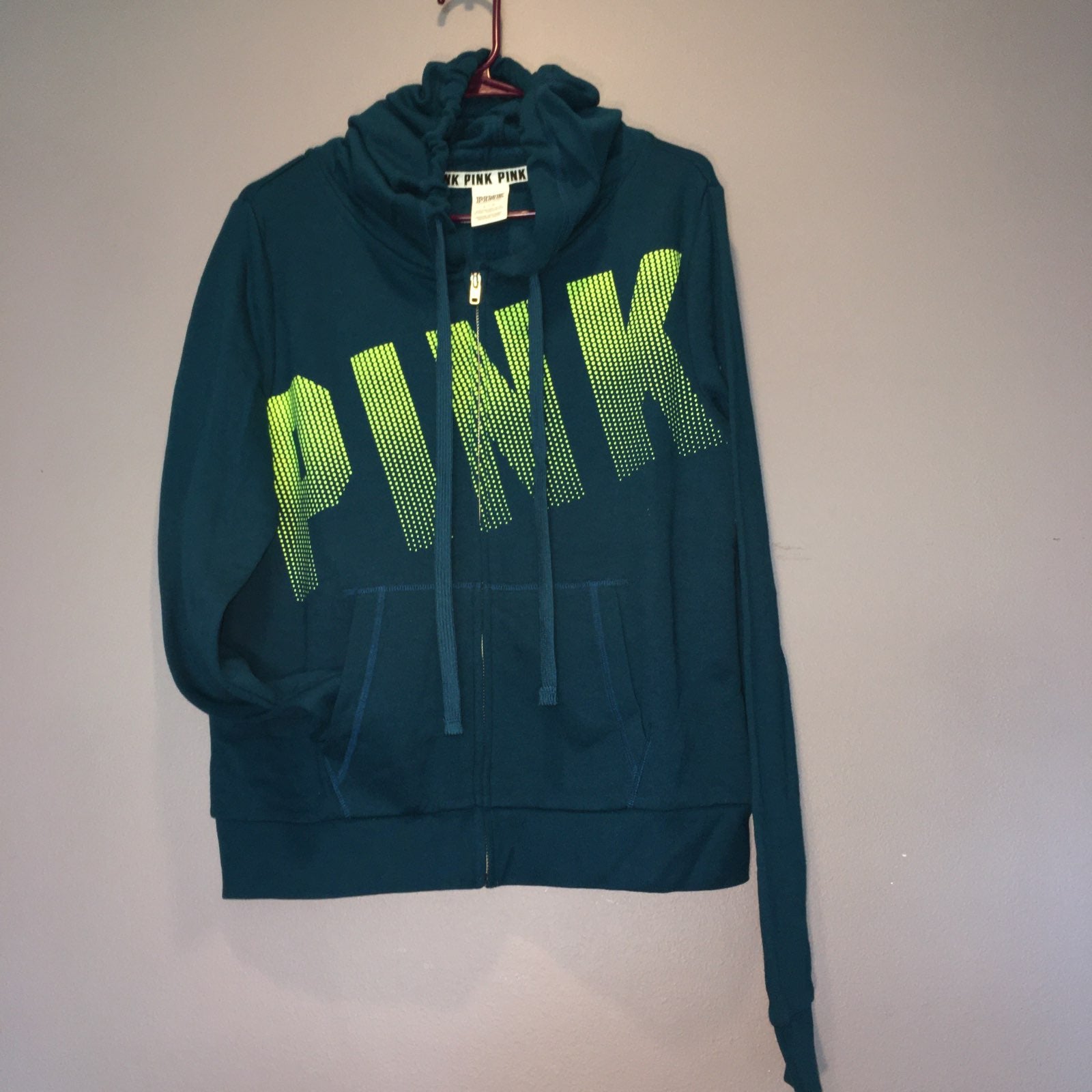 VS Pink zip campus hoodie