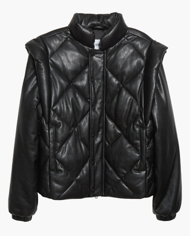 *NWT* Pistola Callista Faux Leather Coat