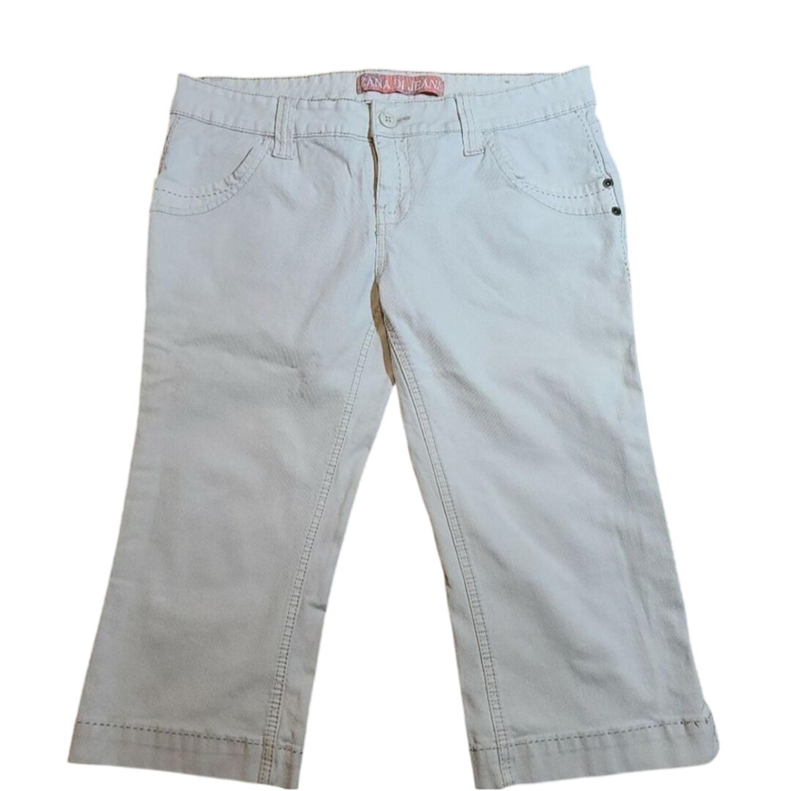 Zana Di Jeans cropped Stretch Khaki Capri Cropped Pants