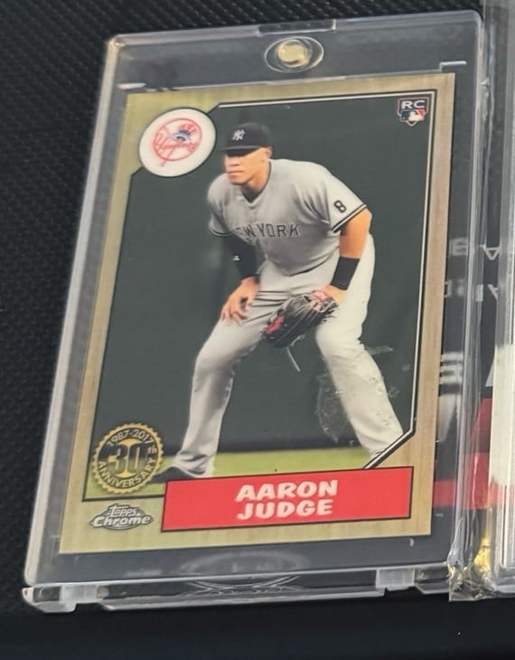2017 Topps Chrome Aaron Judge 30th Anniversary 1987
