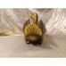 Vintage MCM Napcoware Duck Planter Ceramic Wood Grain Yellow Orange Brown Decor