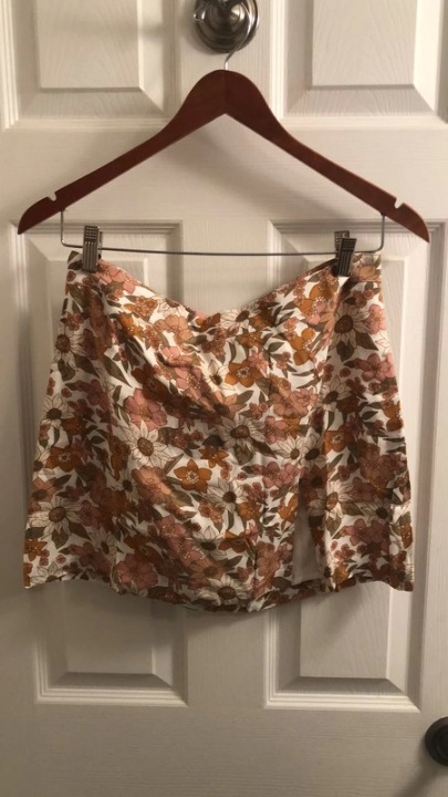 Floral Mini Skirt