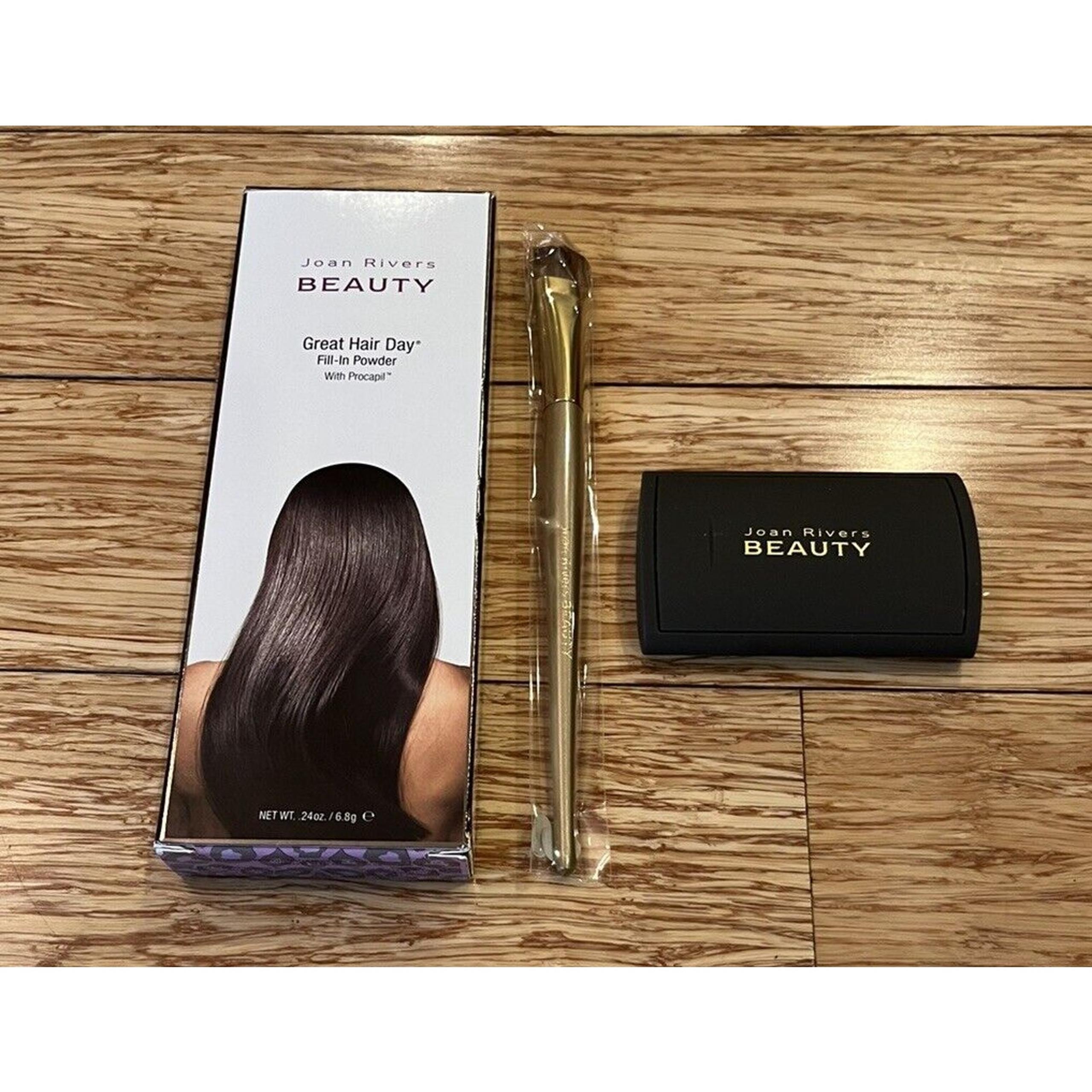 Joan Rivers Beauty Great Hair Day Fill-In Powder Blonde W/ Procapil & Brush New