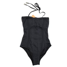 Bond - Eye Australia Bandeau Ladder back One Piece Swimsuit Black Size 4 NWT
