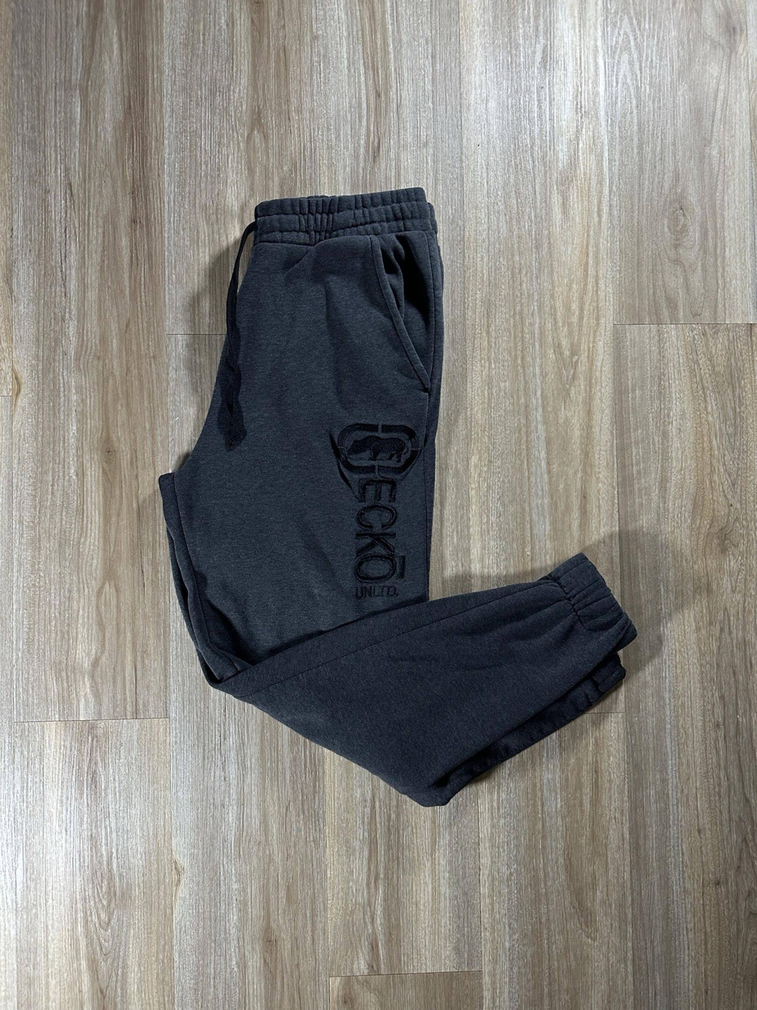 Vintage Y2K Ecko Unltd Sweatpants Joggers Mens Size XL Gray 2000s Lounge