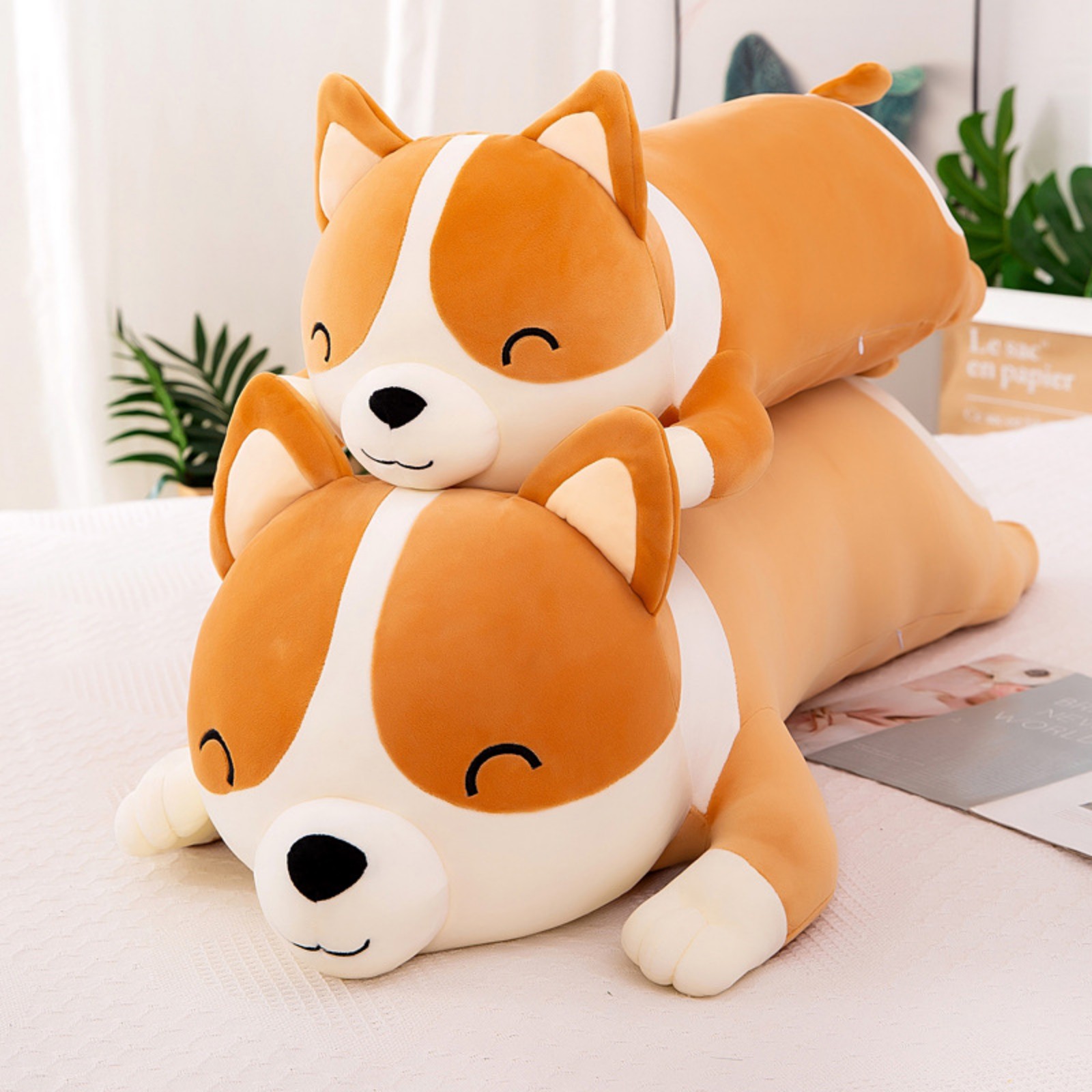Party style Corgi big pillow down cotton mollusk dog gift