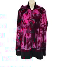 Lululemon Daily Practice Jacket Size 10 Blooming Pixie Raspberry Tie Dye Pink