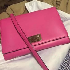 Hot pink Kate Spade messenger bag