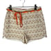 Anthropologie Corey Lynn Calter Brown Jacquard Printed High Waist Shorts 6