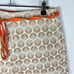 Anthropologie Corey Lynn Calter Brown Jacquard Printed High Waist Shorts 6