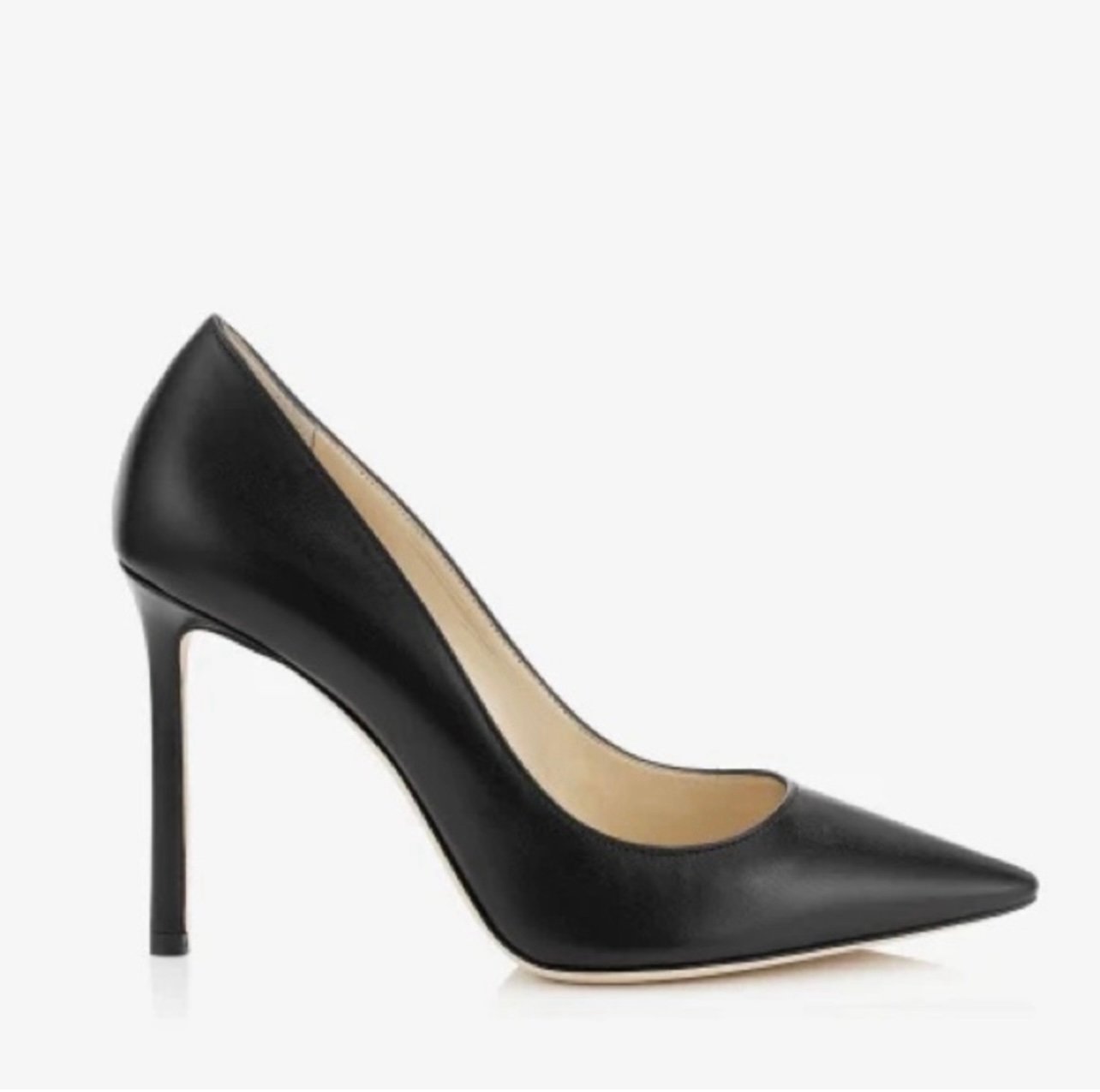 Like New Women’s Size 7 (Euro Sz 37) Jimmy Choo Romy 100mm Patent Leather Pumps