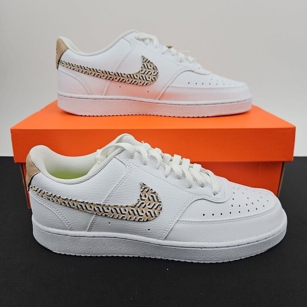 Nike Court Vision Lo Sneakers White FN7323-100 Women's Size 10 New